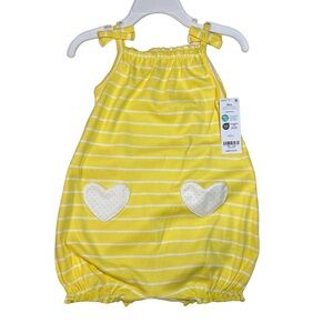 Carter's baby girl yellow summer one piece
